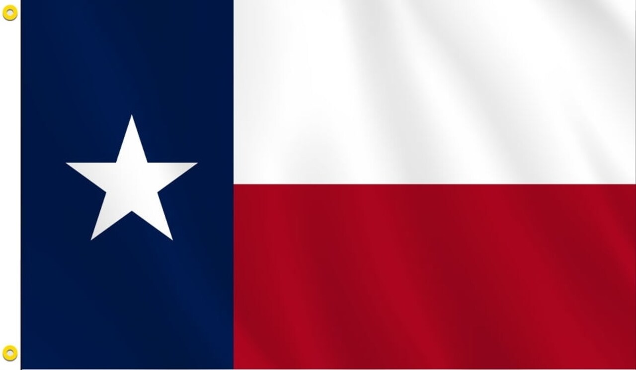 Texas State Flag – 3x5 ft Durable Polyester – Indoor/Outdoor Use